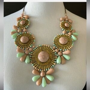 Vintage Anthropologie Pastel Necklace